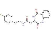 2-(2,5-dioxo-2,3,4,5-tetrahydro-1H-1,4-benzodiazepin-3-yl)-N-[2-(4-fluorophenyl)ethyl]acetamide