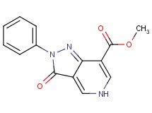 methyl 3-oxo-2-phenyl-3,5-dihydro-2H-pyrazolo[4,3-c]pyridine-7-carboxylate