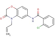 N-(4-allyl-3-oxo-3,4-dihydro-2H-1,4-benzoxazin-6-yl)-2-chlorobenzamide