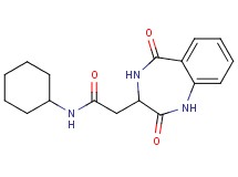 N-cyclohexyl-2-(2,5-dioxo-2,3,4,5-tetrahydro-1H-1,4-benzodiazepin-3-yl)acetamide