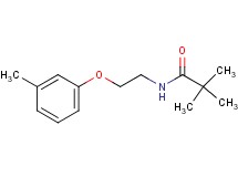 2,2-dimethyl-N-[2-(3-methylphenoxy)ethyl]propanamide