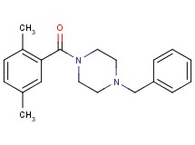 1-benzyl-4-(2,5-dimethylbenzoyl)piperazine