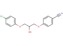 4-[3-(4-chlorophenoxy)-2-hydroxypropoxy]benzonitrile