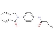 N-[4-(1-oxo-1,3-dihydro-2H-isoindol-2-yl)phenyl]propanamide