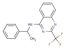 N-(1-phenylethyl)-2-(trifluoromethyl)-4-quinazolinamine