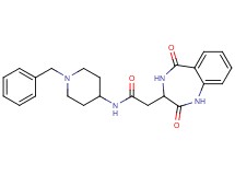 N-(1-benzyl-4-piperidinyl)-2-(2,5-dioxo-2,3,4,5-tetrahydro-1H-1,4-benzodiazepin-3-yl)acetamide