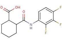 2-{[(2,3,4-trifluorophenyl)amino]carbonyl}cyclohexanecarboxylic acid