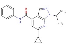 6-cyclopropyl-1-isopropyl-N-phenyl-1H-pyrazolo[3,4-b]pyridine-4-carboxamide