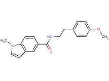 N-[2-(4-methoxyphenyl)ethyl]-1-methyl-1H-indole-5-carboxamide
