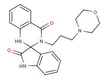 3'-[3-(4-morpholinyl)propyl]-1'H-spiro[indole-3,2'-quinazoline]-2,4'(1H,3'H)-dione