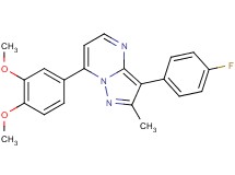 7-(3,4-dimethoxyphenyl)-3-(4-fluorophenyl)-2-methylpyrazolo[1,5-a]pyrimidine