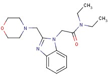 N,N-diethyl-2-[2-(4-morpholinylmethyl)-1H-benzimidazol-1-yl]acetamide