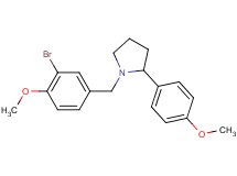 1-(3-bromo-4-methoxybenzyl)-2-(4-methoxyphenyl)pyrrolidine