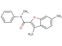 N,3,6-trimethyl-N-phenyl-1-benzofuran-2-carboxamide