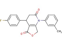 4-(4-fluorophenyl)-1-(3-methylphenyl)-4,7-dihydrofuro[3,4-b]pyridine-2,5(1H,3H)-dione