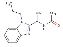 N-[1-(1-propyl-1H-benzimidazol-2-yl)ethyl]acetamide