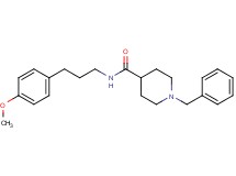 1-benzyl-N-[3-(4-methoxyphenyl)propyl]-4-piperidinecarboxamide