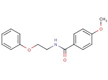 4-methoxy-N-(2-phenoxyethyl)benzamide