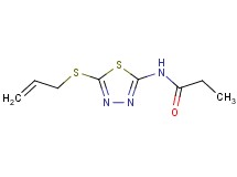 N-[5-(allylthio)-1,3,4-thiadiazol-2-yl]propanamide