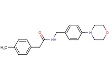 2-(4-methylphenyl)-N-[4-(4-morpholinyl)benzyl]acetamide