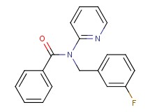 N-(3-fluorobenzyl)-N-2-pyridinylbenzamide