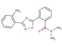 N,N-dimethyl-2-[3-(2-methylphenyl)-1,2,4-oxadiazol-5-yl]benzamide
