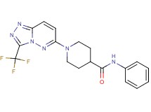 N-phenyl-1-[3-(trifluoromethyl)[1,2,4]triazolo[4,3-b]pyridazin-6-yl]-4-piperidinecarboxamide