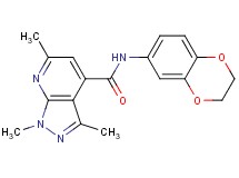 N-(2,3-dihydro-1,4-benzodioxin-6-yl)-1,3,6-trimethyl-1H-pyrazolo[3,4-b]pyridine-4-carboxamide