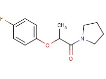 1-[2-(4-fluorophenoxy)propanoyl]pyrrolidine