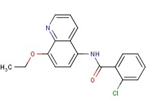 2-chloro-N-(8-ethoxy-5-quinolinyl)benzamide