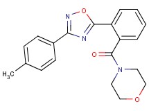 4-{2-[3-(4-methylphenyl)-1,2,4-oxadiazol-5-yl]benzoyl}morpholine