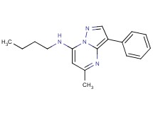N-butyl-5-methyl-3-phenylpyrazolo[1,5-a]pyrimidin-7-amine