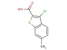 3-chloro-6-methyl-1-benzothiophene-2-carboxylic acid 3-chloro-6-methyl-1-benzothiophene-2-carboxylic acid