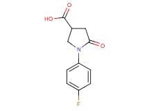 1-(4-fluorophenyl)-5-oxopyrrolidine-3-carboxylic acid 1-(4-fluorophenyl)-5-oxopyrrolidine-3-carboxylic acid