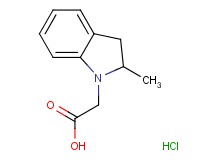 (2-methyl-2,3-dihydro-1H-indol-1-yl)acetic acid hydrochloride (2-methyl-2,3-dihydro-1H-indol-1-yl)acetic acid hydrochloride