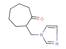2-(1H-imidazol-1-ylmethyl)cycloheptanone 2-(1H-imidazol-1-ylmethyl)cycloheptanone