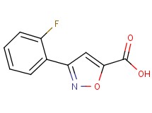 3-(2-fluorophenyl)isoxazole-5-carboxylic acid 3-(2-fluorophenyl)isoxazole-5-carboxylic acid