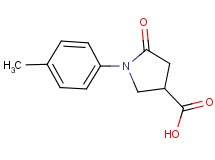 1-(4-methylphenyl)-5-oxopyrrolidine-3-carboxylic acid 1-(4-methylphenyl)-5-oxopyrrolidine-3-carboxylic acid