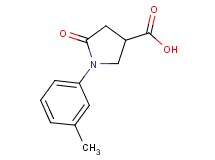 1-(3-methylphenyl)-5-oxopyrrolidine-3-carboxylic acid 1-(3-methylphenyl)-5-oxopyrrolidine-3-carboxylic acid