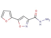 5-(2-furyl)isoxazole-3-carbohydrazide 5-(2-furyl)isoxazole-3-carbohydrazide