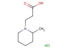 3-(2-methyl-1-piperidinyl)propanoic acid hydrochloride 3-(2-methyl-1-piperidinyl)propanoic acid hydrochloride