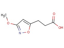 3-(3-methoxyisoxazol-5-yl)propanoic acid 3-(3-methoxyisoxazol-5-yl)propanoic acid