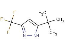 5-tert-butyl-3-(trifluoromethyl)-1H-pyrazole 5-tert-butyl-3-(trifluoromethyl)-1H-pyrazole
