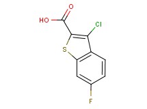 3-chloro-6-fluoro-1-benzothiophene-2-carboxylic acid 3-chloro-6-fluoro-1-benzothiophene-2-carboxylic acid