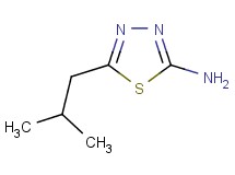 5-isobutyl-1,3,4-thiadiazol-2-amine 5-isobutyl-1,3,4-thiadiazol-2-amine