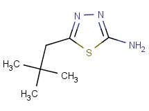 5-(2,2-dimethylpropyl)-1,3,4-thiadiazol-2-amine 5-(2,2-dimethylpropyl)-1,3,4-thiadiazol-2-amine