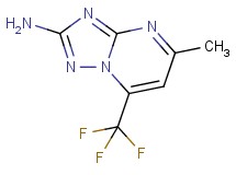 5-methyl-7-(trifluoromethyl)[1,2,4]triazolo[1,5-a]pyrimidin-2-amine