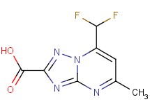 7-(difluoromethyl)-5-methyl[1,2,4]triazolo[1,5-a]pyrimidine-2-carboxylic acid