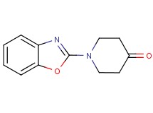 1-(1,3-benzoxazol-2-yl)piperidin-4-one 1-(1,3-benzoxazol-2-yl)piperidin-4-one