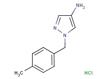 1-(4-methylbenzyl)-1H-pyrazol-4-amine hydrochloride 1-(4-methylbenzyl)-1H-pyrazol-4-amine hydrochloride